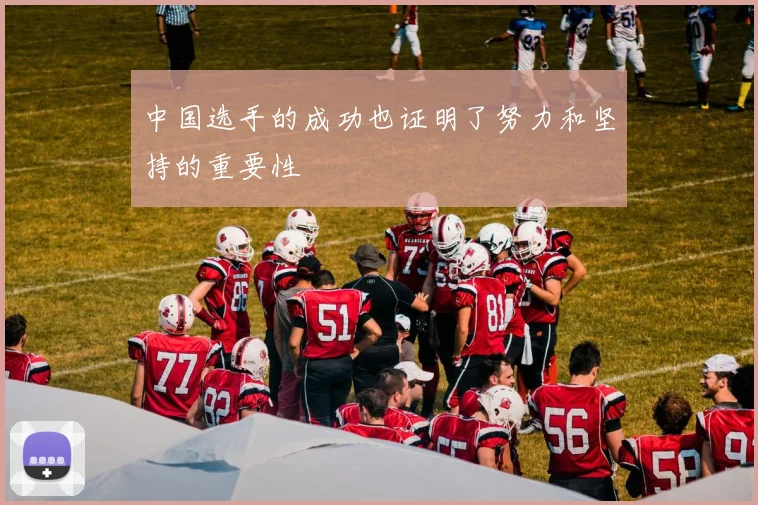 中国选手的成功也证明了努力和坚持的重要性